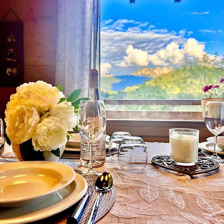 Charming Family Chalet For 8 People, With Private Hot Tub Les Clefs Екстериор снимка